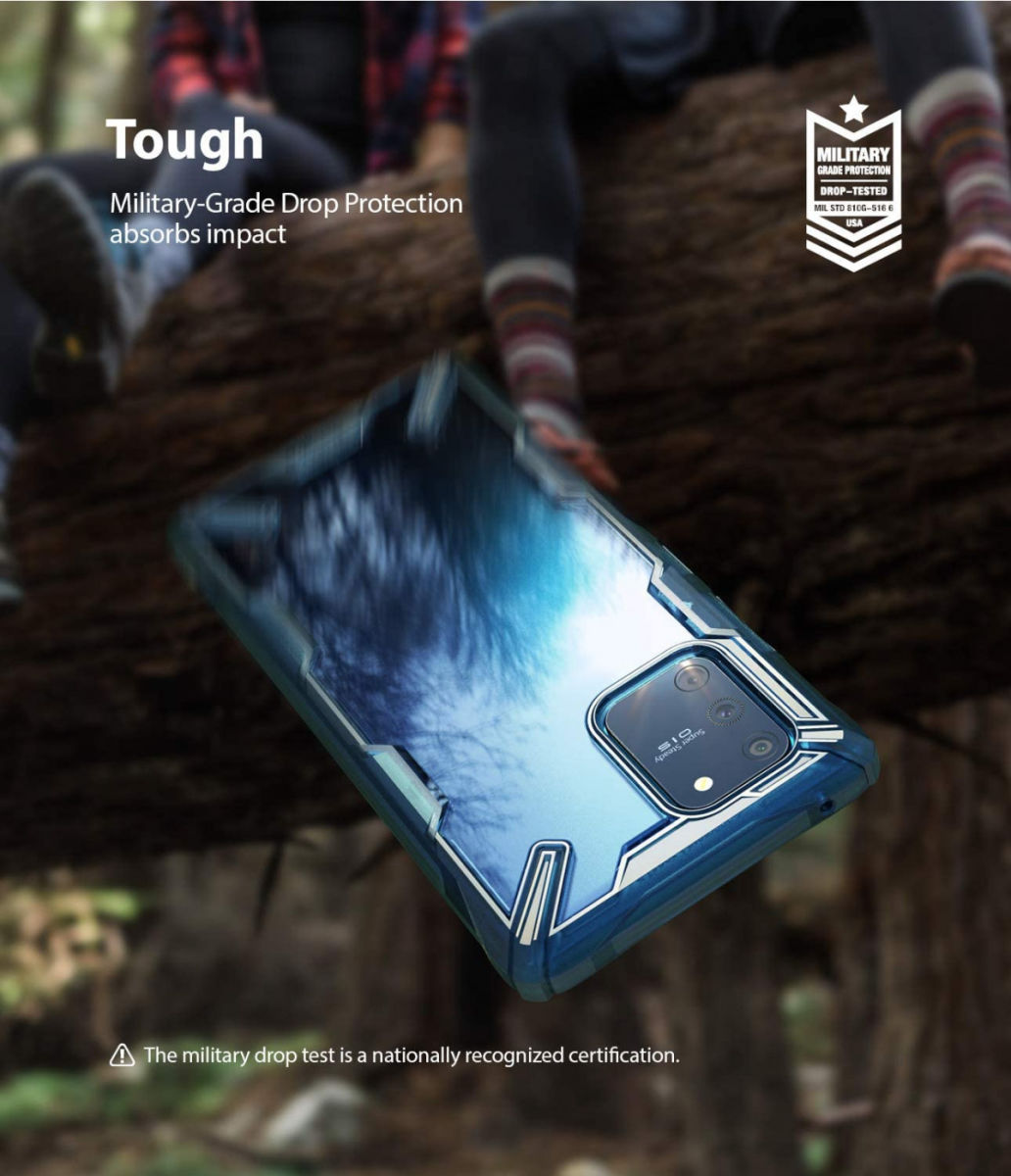 Ringke Fusion X Samsung Galaxy S10 Lite Hoesje Blauw afbeelding 7