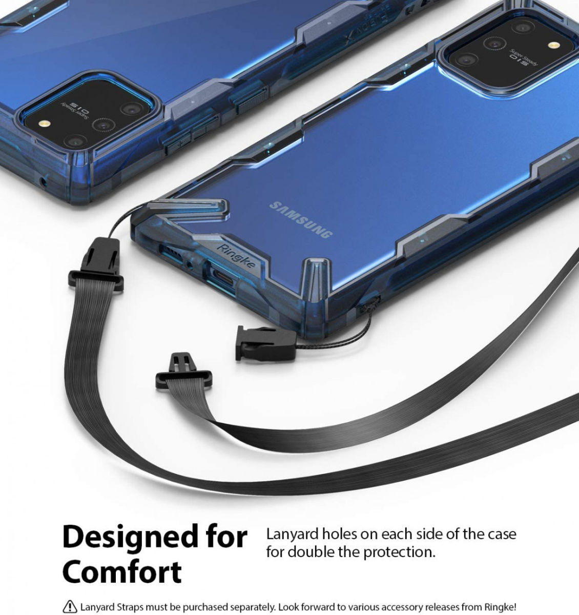 Ringke Fusion X Samsung Galaxy S10 Lite Hoesje Blauw afbeelding 8