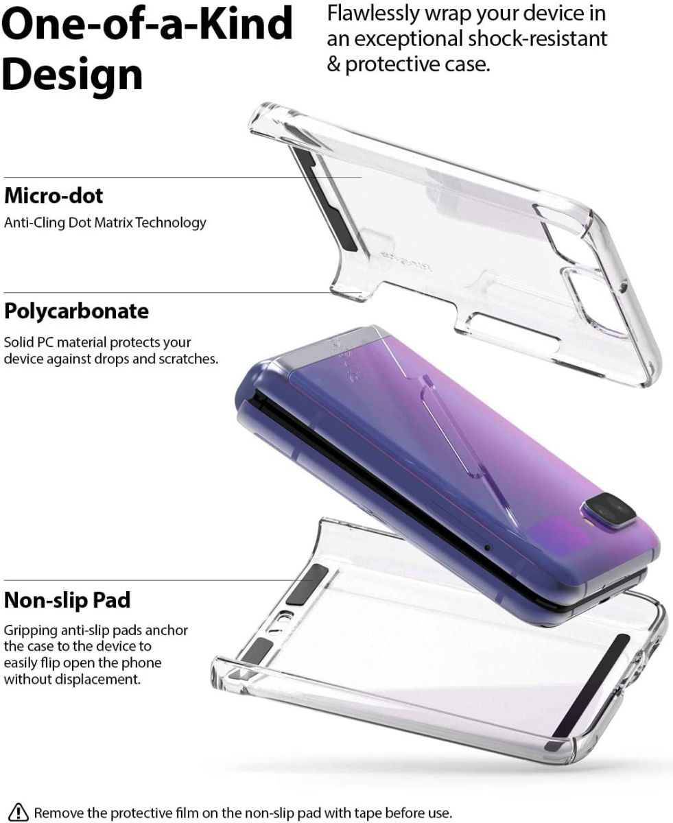 Ringke Slim Samsung Galaxy Z Flip Hoesje Ultra Dun Transparant afbeelding 4