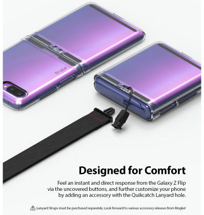 Ringke Slim Samsung Galaxy Z Flip Hoesje Ultra Dun Clear afbeelding 5