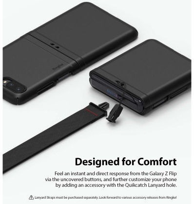 Ringke Slim Samsung Galaxy Z Flip Hoesje Ultra Dun Zwart afbeelding 5