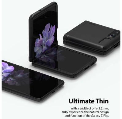 Ringke Slim Samsung Galaxy Z Flip Hoesje Ultra Dun Zwart afbeelding 7