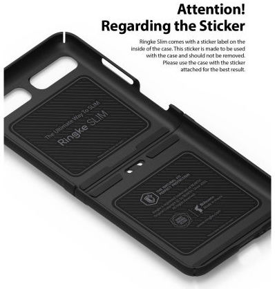 Ringke Slim Samsung Galaxy Z Flip Hoesje Ultra Dun Zwart afbeelding 9