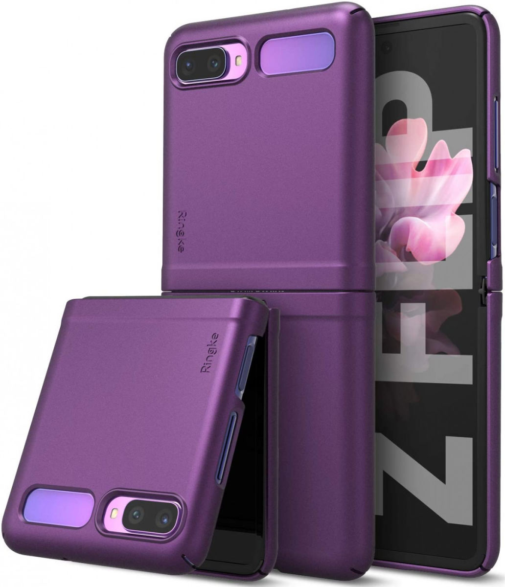 Ringke Slim Samsung Galaxy Z Flip Hoesje Ultra Dun Paars afbeelding 1