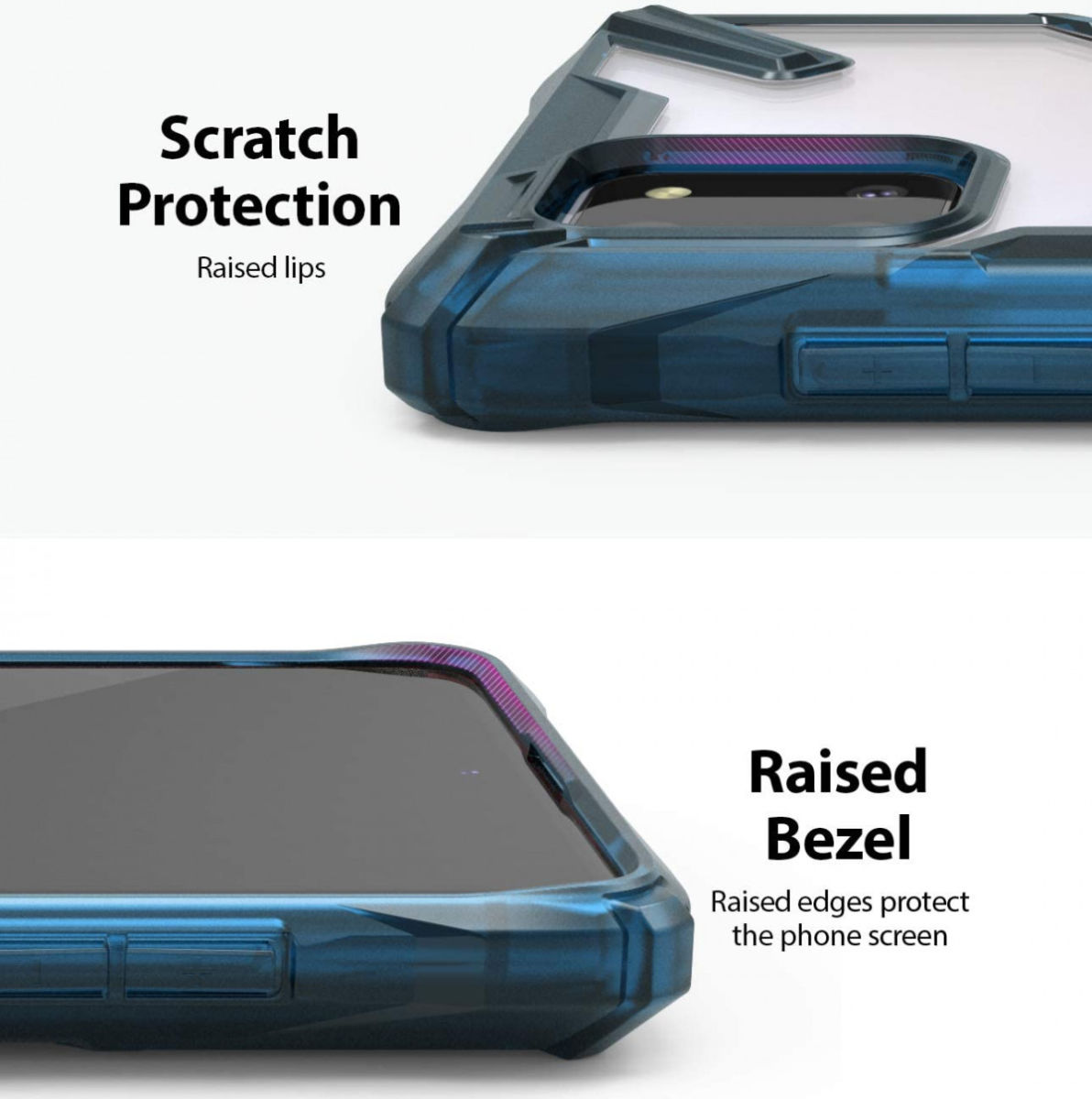 Ringke Fusion X Samsung Galaxy Note 10 Lite Hoesje Blauw afbeelding 5