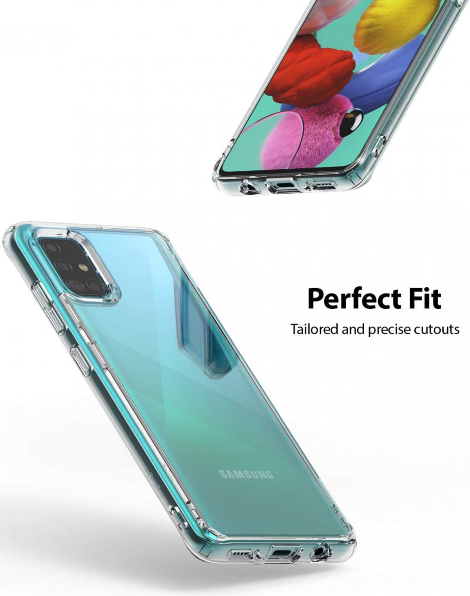 Ringke Fusion Samsung Galaxy A51 Hoesje Transparant afbeelding 2