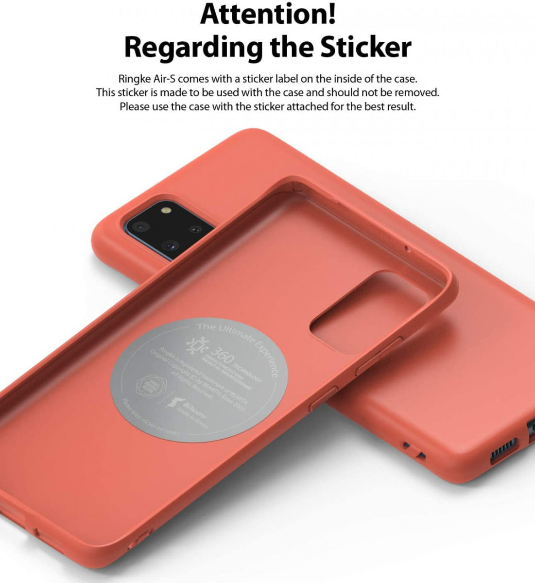 Ringke Air S Samsung Galaxy S20 Plus Hoesje Rood afbeelding 4