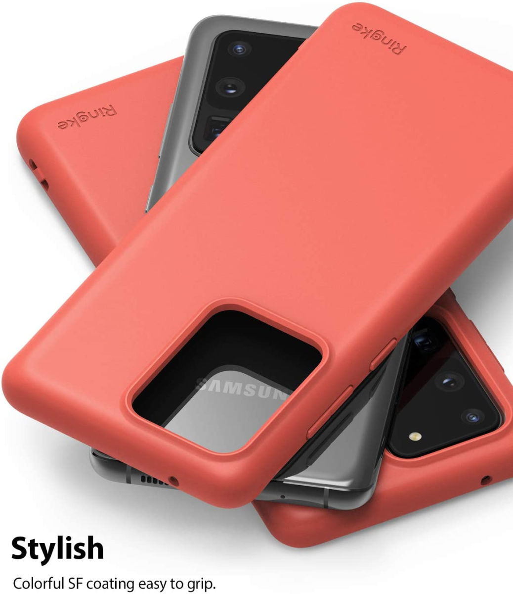 Ringke Air S Samsung Galaxy S20 Ultra Hoesje Coral afbeelding 4