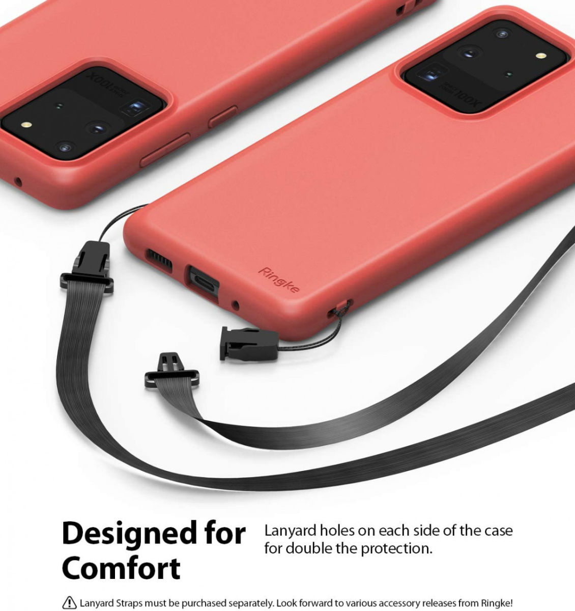 Ringke Air S Samsung Galaxy S20 Ultra Hoesje Coral afbeelding 5
