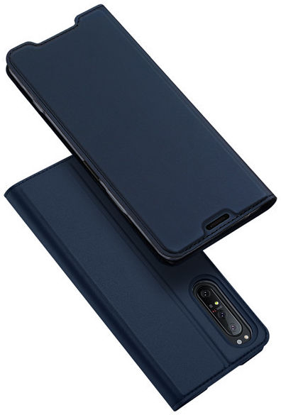 Dux Ducis Skin Pro Series Sony Xperia 1 II Hoesje Blauw afbeelding 1