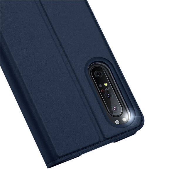Dux Ducis Skin Pro Series Sony Xperia 1 II Hoesje Blauw afbeelding 4