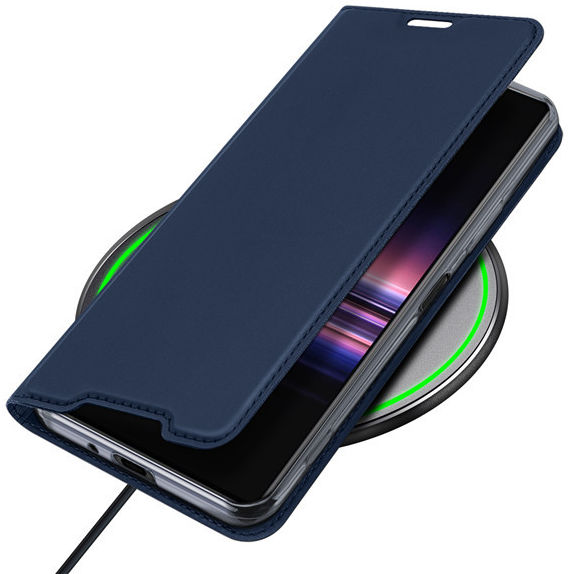 Dux Ducis Skin Pro Series Sony Xperia 1 II Hoesje Blauw afbeelding 7