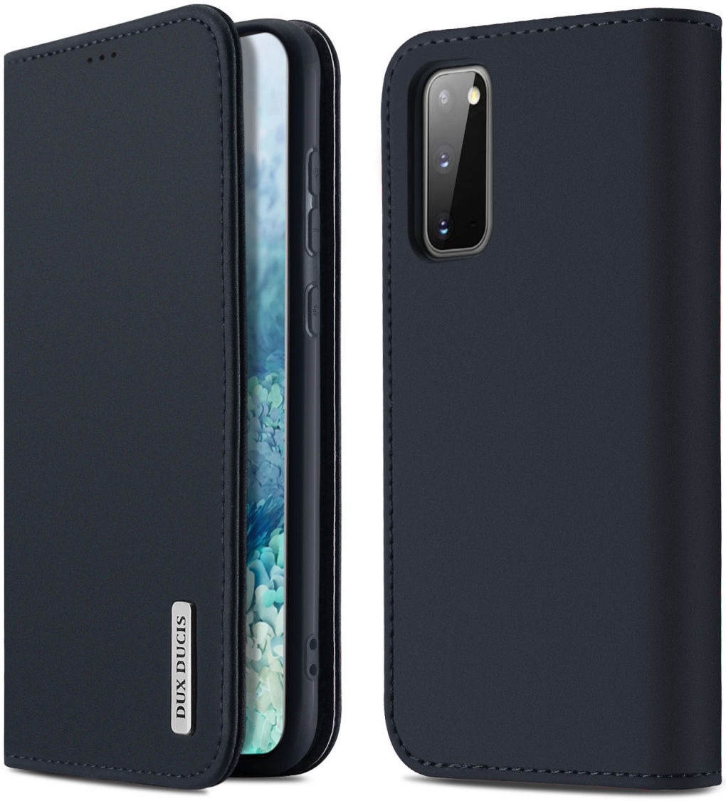 Dux Ducis Wish Series Samsung Galaxy S20 Plus Leren Hoesje Blauw afbeelding 1