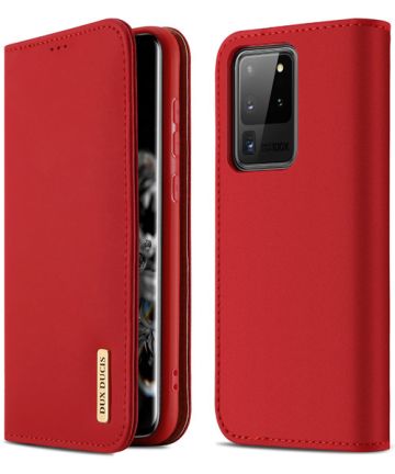 Dux Ducis Wish Series Samsung Galaxy S20 Ultra Hoesje Rood Hoesjes