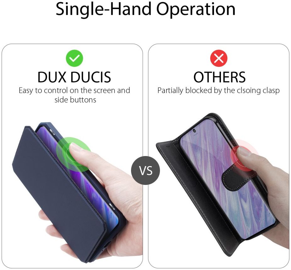 Dux Ducis Skin X Series Samsung Galaxy S20 Hoesje Blauw afbeelding 11