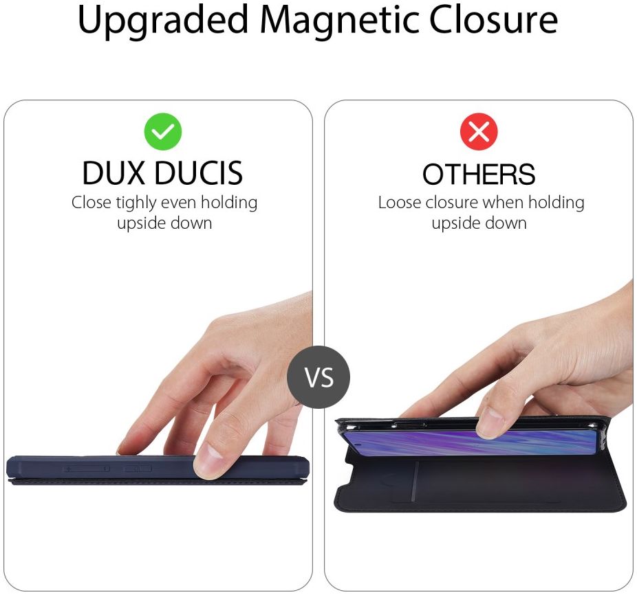 Dux Ducis Skin X Series Samsung Galaxy S20 Hoesje Blauw afbeelding 8