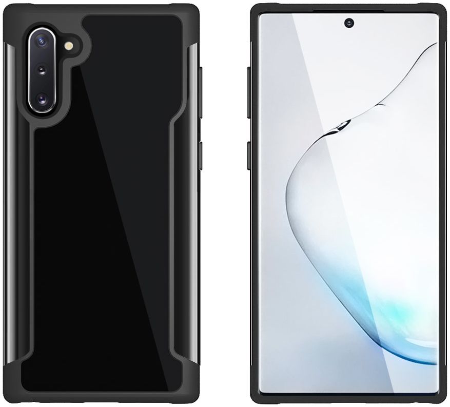 Samsung Galaxy Note 10 Hoesje Hybride Iron Man Series Zwart afbeelding 7