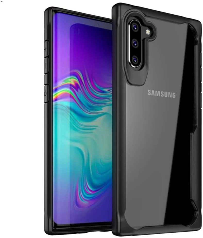 Samsung Galaxy Note 10 Hoesje Hybride Iron Man Series Zwart afbeelding 1
