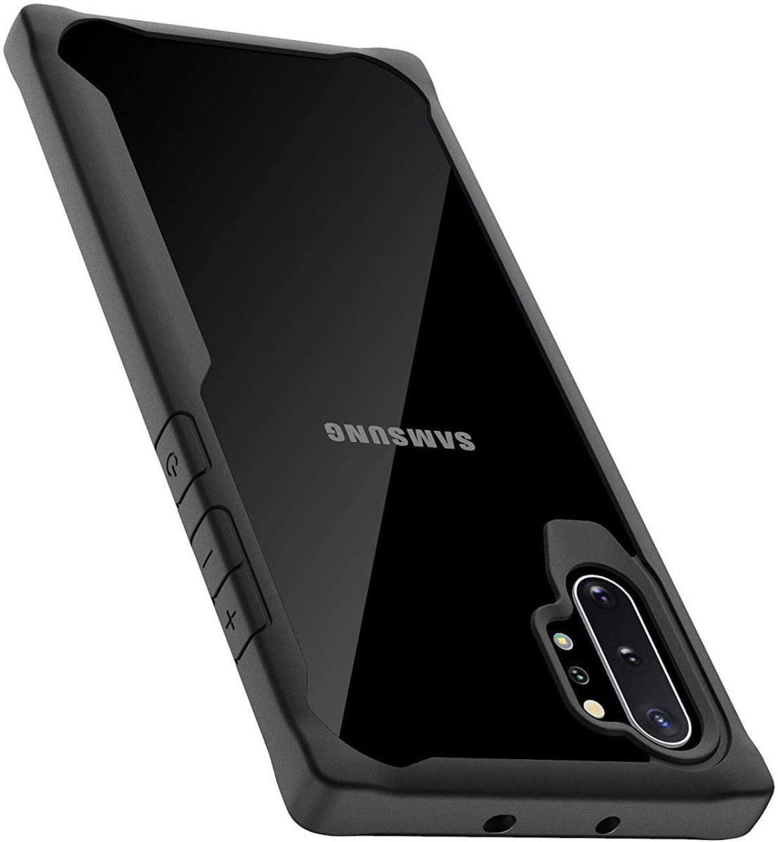 Samsung Galaxy Note 10 Hoesje Hybride Iron Man Series Zwart afbeelding 2