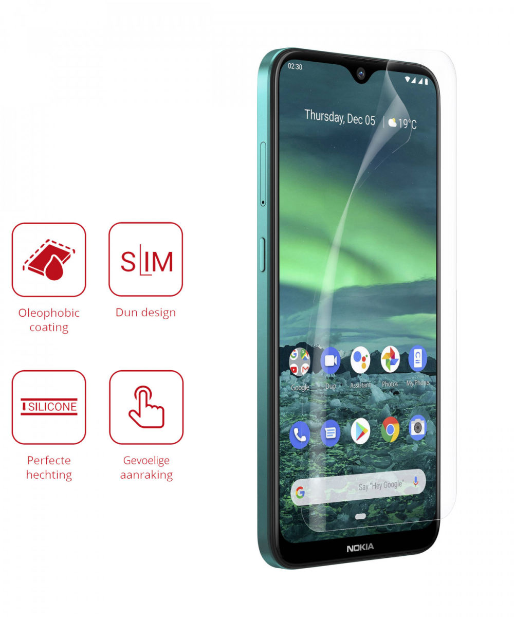 Rosso Nokia 2.3 Ultra Clear Screen Protector Duo Pack afbeelding 2