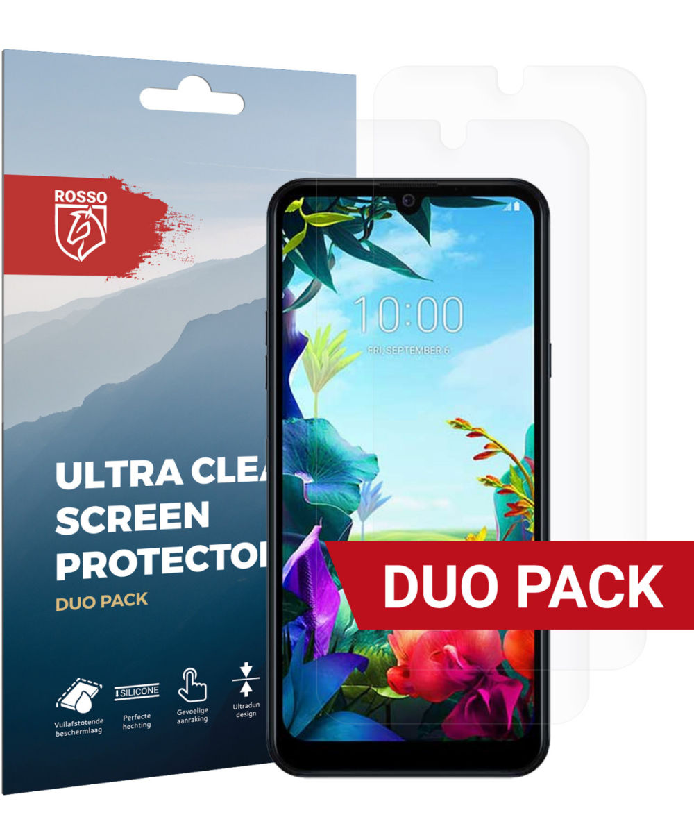 Rosso LG K40S Ultra Clear Screen Protector Duo Pack afbeelding 1