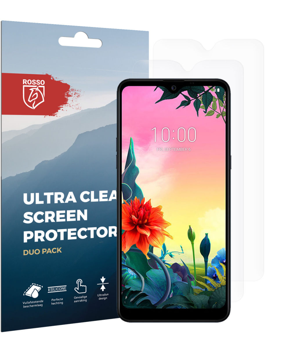 Rosso LG K50S Ultra Clear Screen Protector Duo Pack afbeelding 9