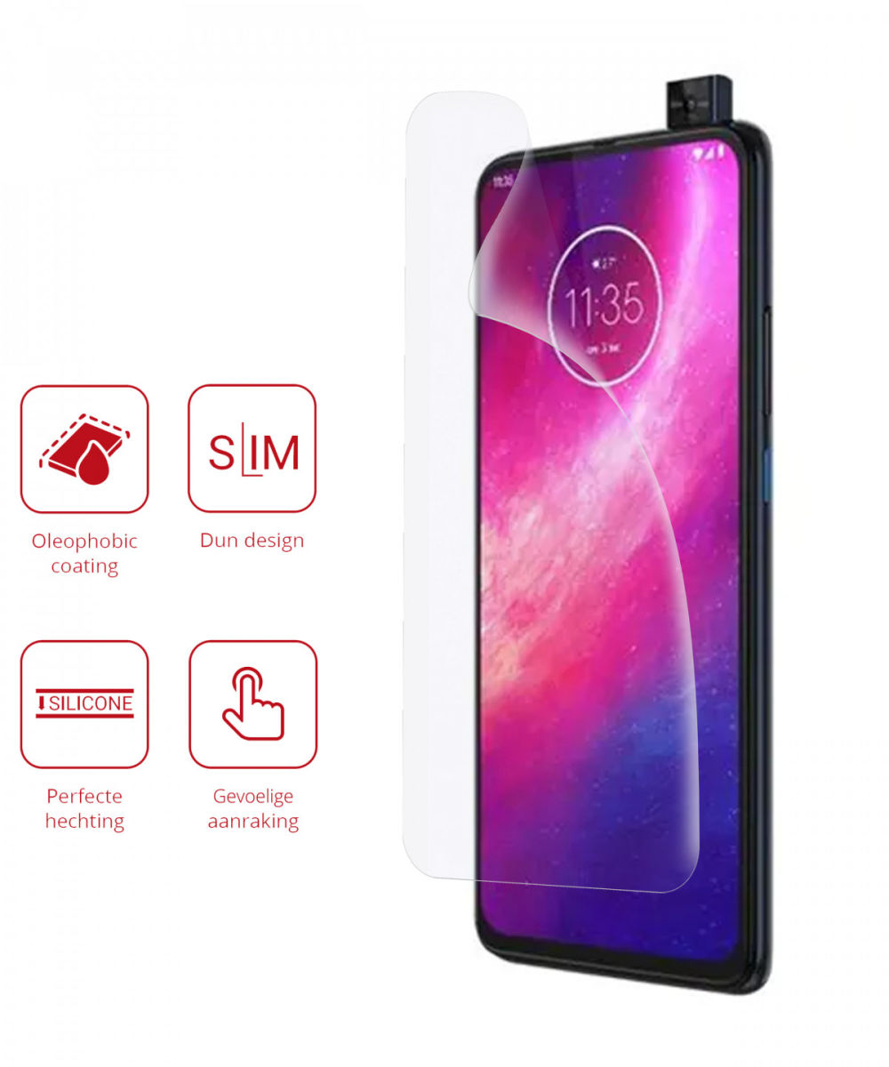 Rosso Motorola One Hyper Ultra Clear Screen Protector Duo Pack afbeelding 2