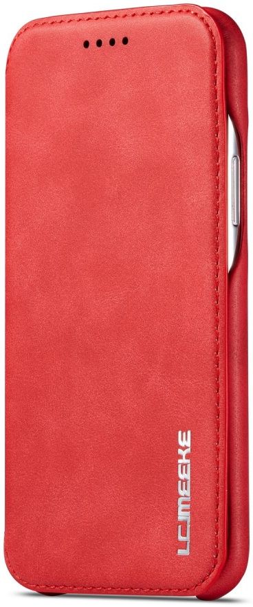 Apple iPhone 11 Pro Hoesje Vintage Portemonnee Bookcase Rood afbeelding 4