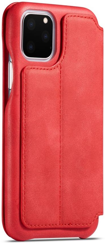 Apple iPhone 11 Pro Hoesje Vintage Portemonnee Bookcase Rood afbeelding 2