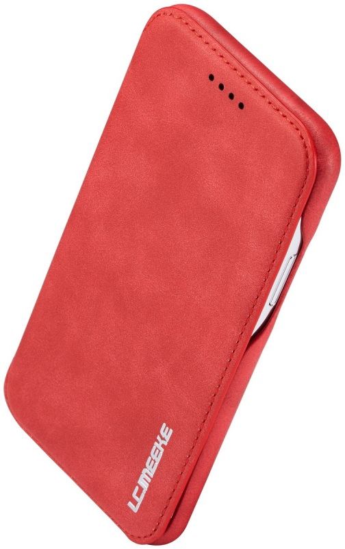 Apple iPhone 11 Pro Hoesje Vintage Portemonnee Bookcase Rood afbeelding 6