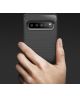 Samsung Galaxy S10 5G Geborsteld TPU Hoesje Rood