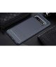Samsung Galaxy S10 5G Geborsteld TPU Hoesje Blauw
