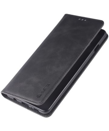 AZNS Retro Samsung Galaxy S10 5G Portemonnee Stand Hoesje Zwart Hoesjes