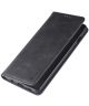 AZNS Retro Samsung Galaxy S10 5G Portemonnee Stand Hoesje Zwart