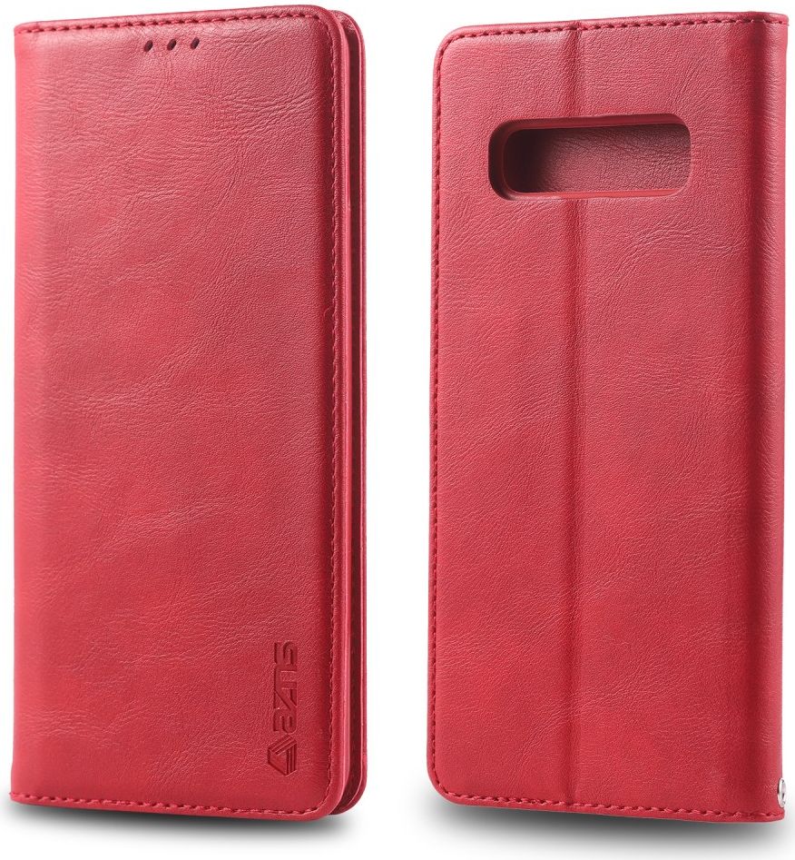 AZNS Retro Samsung Galaxy S10 5G Portemonnee Stand Hoesje Rood afbeelding 4