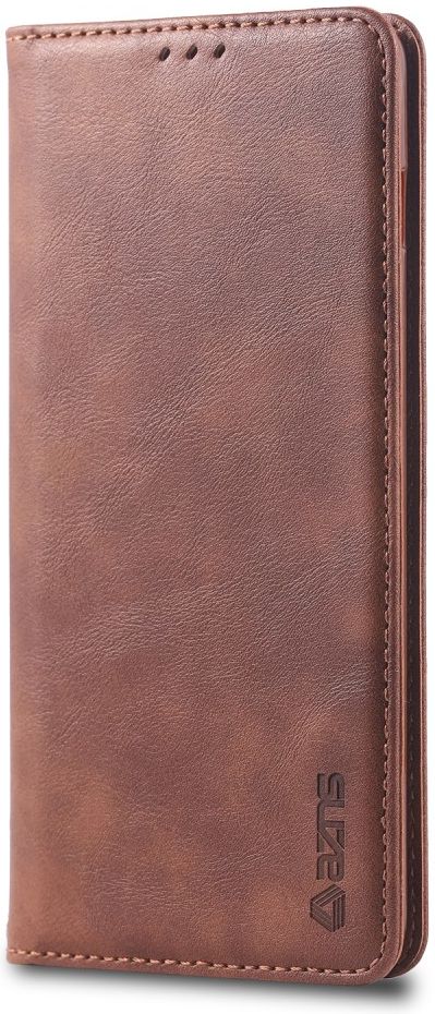 AZNS Retro Samsung Galaxy S10 5G Portemonnee Stand Hoesje Coffee afbeelding 3