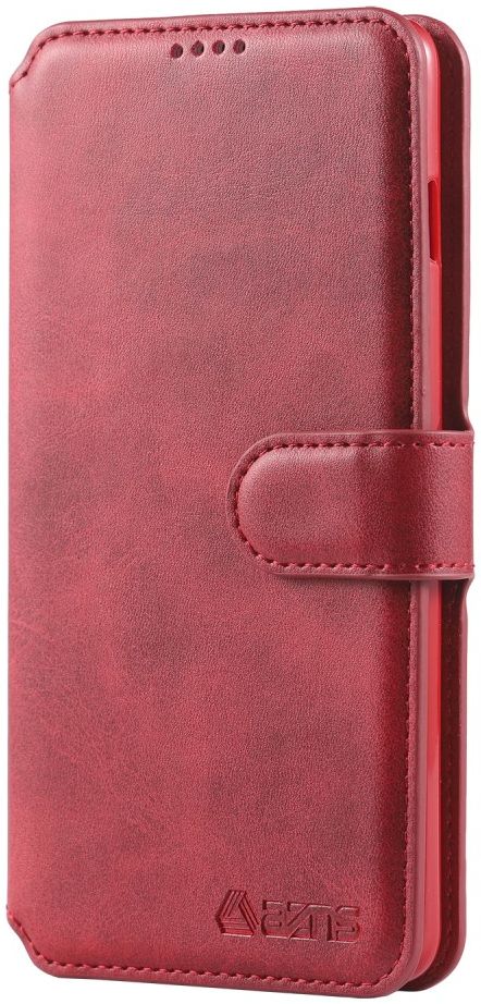 AZNS Samsung Galaxy S10 5G Portemonnee Hoesje Kunstleer Rood afbeelding 1