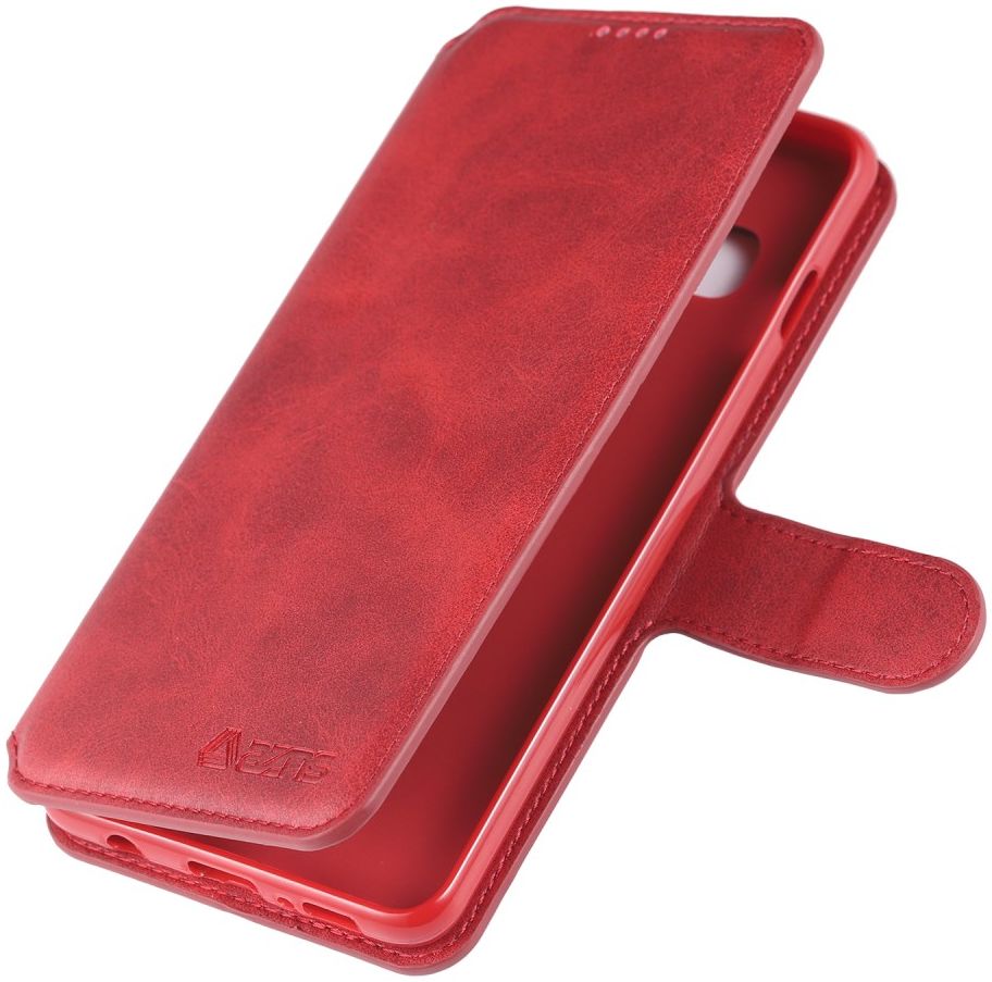 AZNS Samsung Galaxy S10 5G Portemonnee Hoesje Kunstleer Rood afbeelding 5