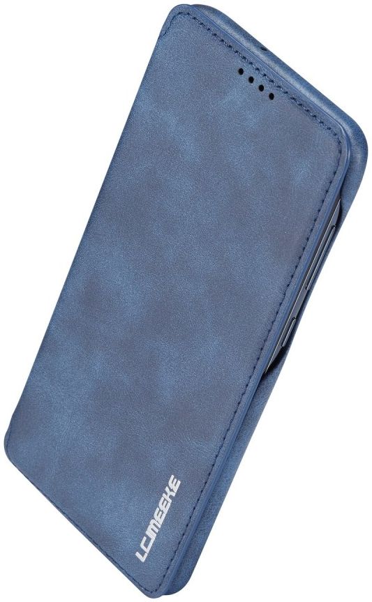 Samsung Galaxy A70 Hoesje Retro Bookcase met Kaarthouder Blauw afbeelding 8