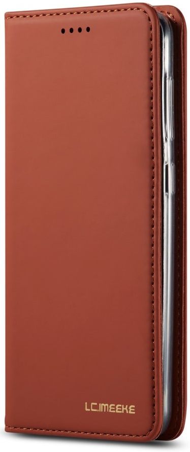 Samsung Galaxy A40 Hoesje Wallet Bookcase Kunstleer Bruin afbeelding 4