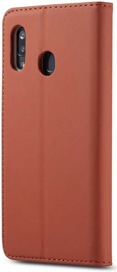 Samsung Galaxy A40 Hoesje Wallet Bookcase Kunstleer Bruin afbeelding 7