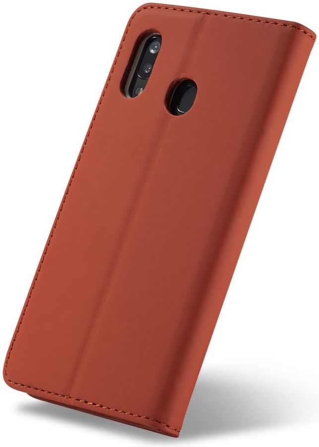 Samsung Galaxy A40 Hoesje Wallet Bookcase Kunstleer Bruin afbeelding 8