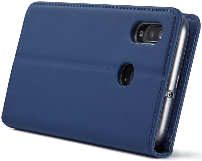 Samsung Galaxy A40 Hoesje Wallet Bookcase Kunstleer Blauw afbeelding 11