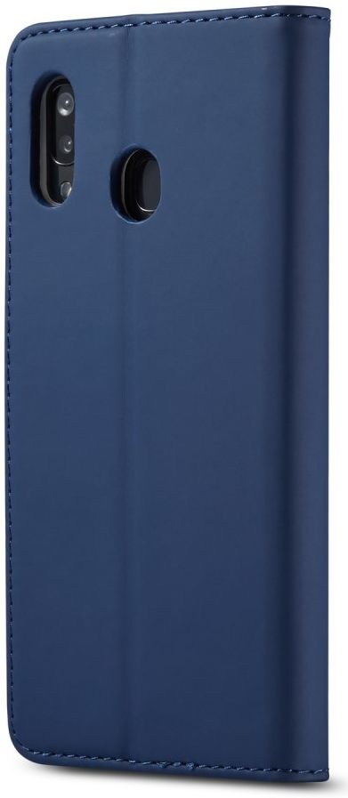 Samsung Galaxy A40 Hoesje Wallet Bookcase Kunstleer Blauw afbeelding 7