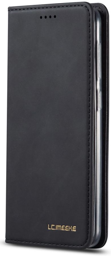 Samsung Galaxy A40 Hoesje Wallet Bookcase Kunstleer Zwart afbeelding 3