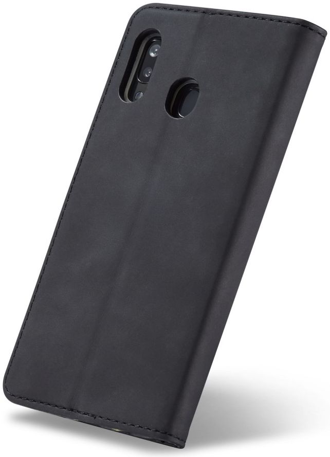 Samsung Galaxy A40 Hoesje Wallet Bookcase Kunstleer Zwart afbeelding 11