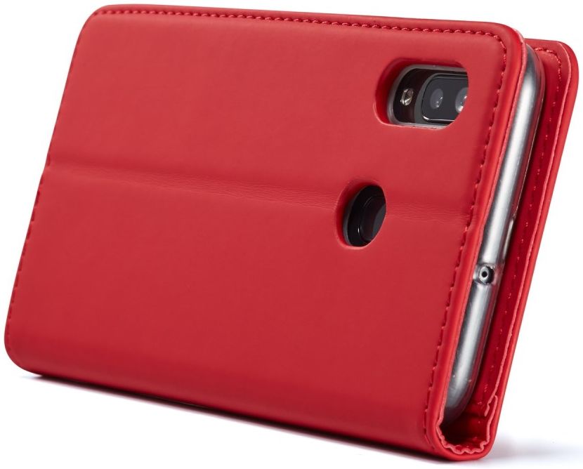 Samsung Galaxy A40 Hoesje Wallet Bookcase Kunstleer Rood afbeelding 13