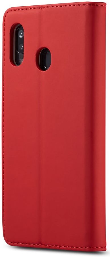 Samsung Galaxy A40 Hoesje Wallet Bookcase Kunstleer Rood afbeelding 7