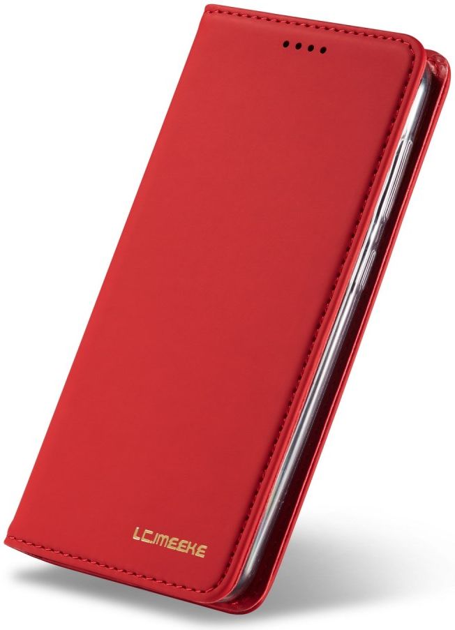 Samsung Galaxy A40 Hoesje Wallet Bookcase Kunstleer Rood afbeelding 5