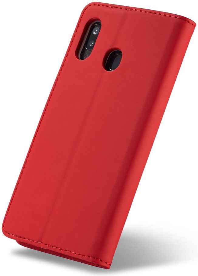 Samsung Galaxy A40 Hoesje Wallet Bookcase Kunstleer Rood afbeelding 12